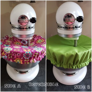 Pink Flower/Butterfly Bowl Cover for KitchenAid and Stand Mixers (Fabric Cover Only)