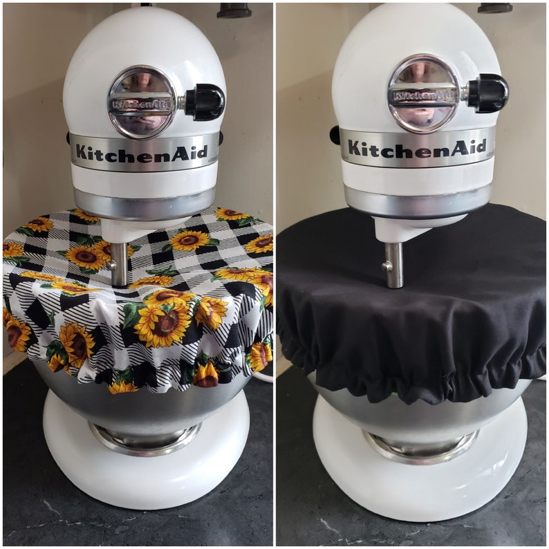 Sunflower Checkered Bowl Cover for Kitchenaid and Stand Mixers Etsy