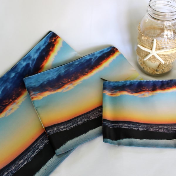 POLY-ZIP Photo Clutch -- Sunset Pools