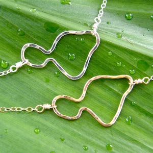 MAUI Outline Necklace image 1