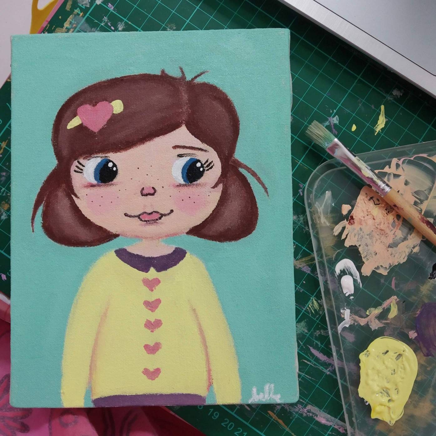 blythe doll painting