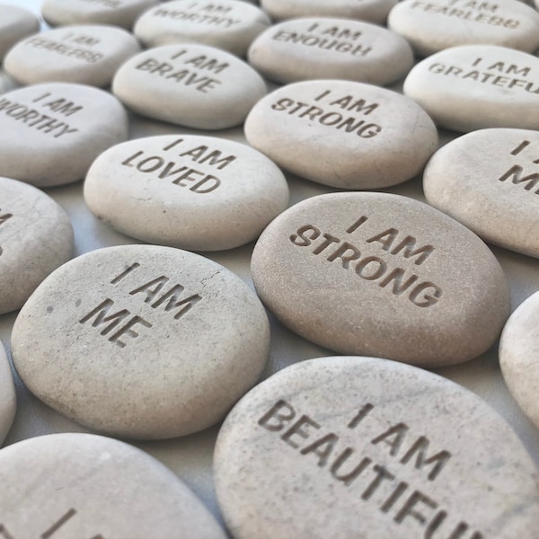 Affirmation Rocks - Etsy