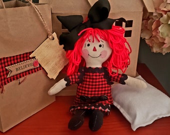 10" BELIEVE Raggedy Ann Rag doll