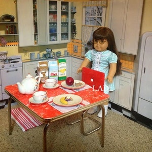 american girl molly table and chairs