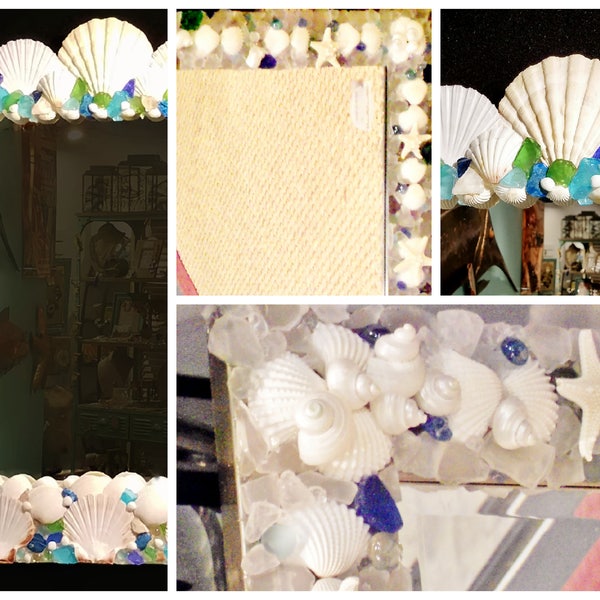 Sea Glass Mirror Etsy