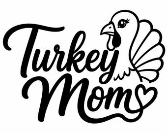 Turkey Mom Decal