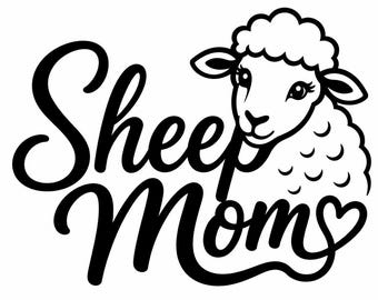 Sheep Mom Decal