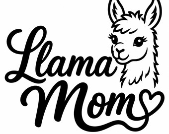 Llama Mom Decal