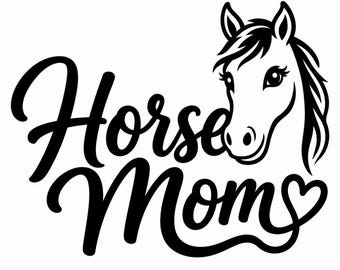 Horse Mom Decal