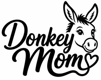 Donkey Mom Decal