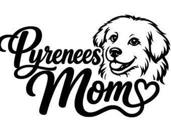 Pyrenees Mom Decal