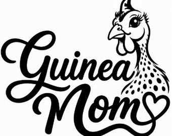 Guinea Mom Decal