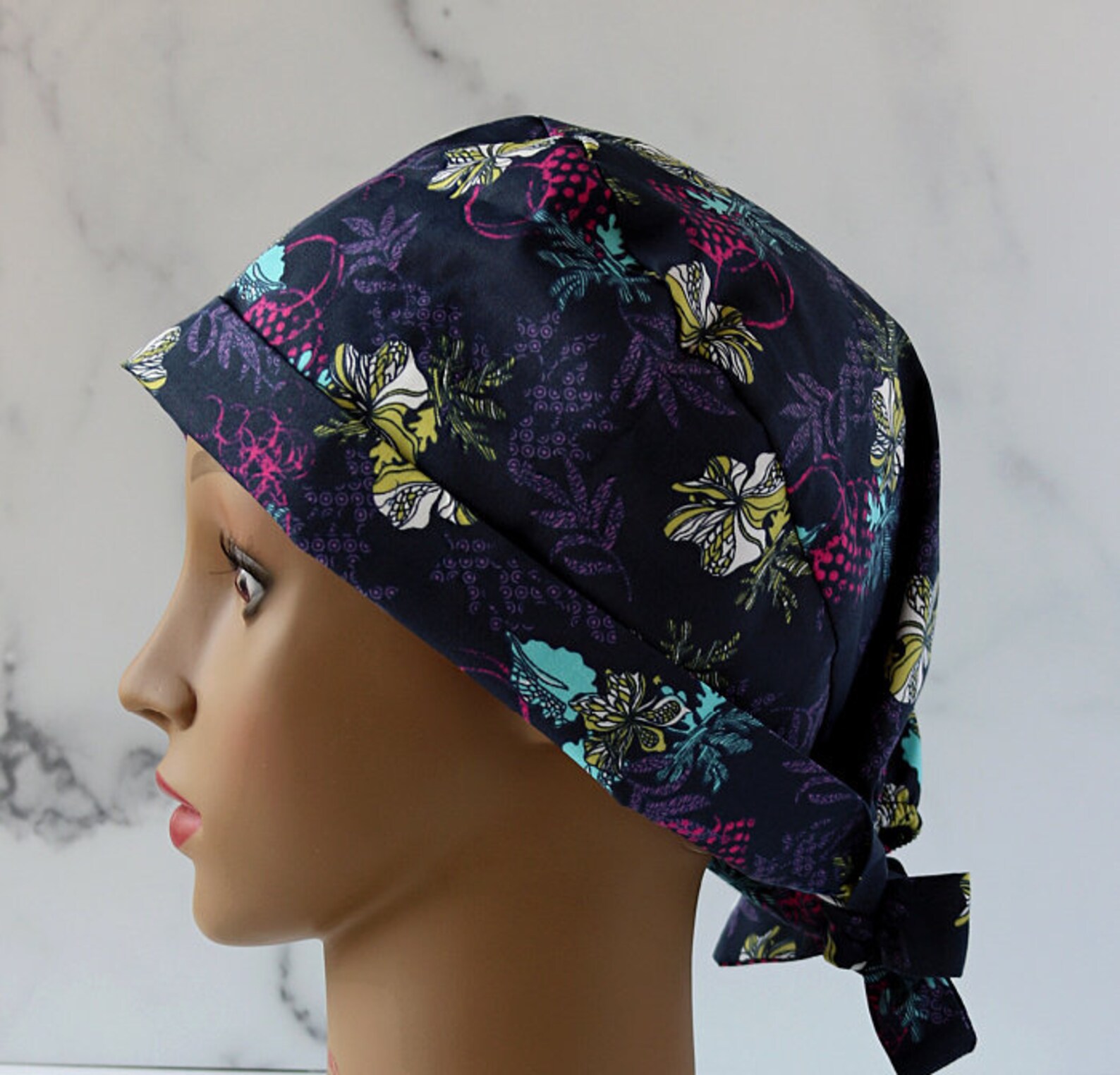 Tieback Scrub Cap Etsy