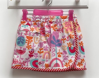 Sporty girls skort pdf sewing pattern-Suzie Skort-2 to 14 years-two styles- pockets-shorts with skirt attached-school skort ENGLISH ONLY