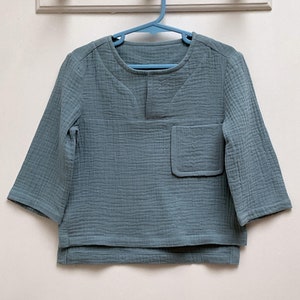 Boys shirt pdf sewing pattern-Kieran Shirt-kids summer casual shirt-size 2 to 12 years-Easy to sew pattern. ENGLISH  ONLY!!