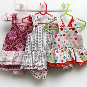 Christmas - Romper sewing pattern baby girls sunsuit pdf pattern TINKERBELLE Romper sizes 3 mths to 3 yrs by Felicity Patterns ENGLISH ONLY!