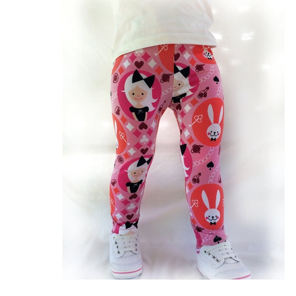 Super easy kid's leggings pdf sewing pattern Childrens Leggings sizes 1-12 yrs, girl & boy leggings pattern, childrens knit leggings