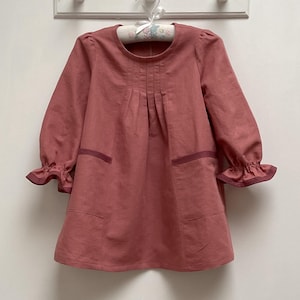 Baby-peuter-meisjesjurk pdf naaipatroon-shelley-jurk-tuniek-blouse-maten 00 tot 8 jaar meerdere opties patroon ALLEEN HET ENGELS