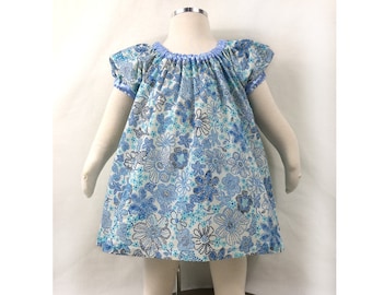 Baby Dress sewing pattern, Sweet Pea girls dress PDF pattern and tutorial sizes 6 months to 10 years.