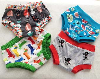 Baby pants pdf sewing pattern, Baby Over Pants, easy pattern for baby boy & girl diaper cover.