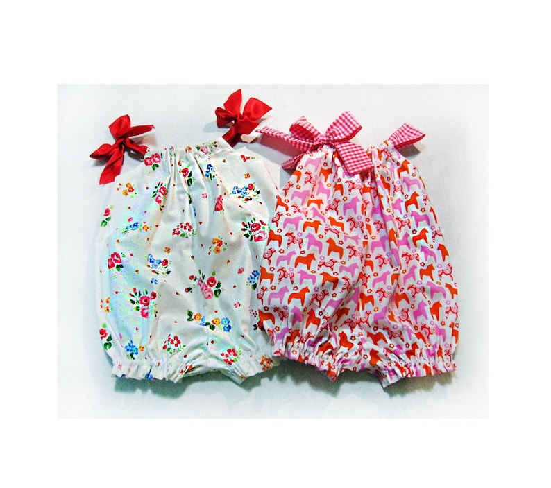 Baby romper pdf sewing pattern, easy romper pattern sizes 3 months to 4 years PRETTY BABY ROMPER pattern by Felicity Patterns. English Only!