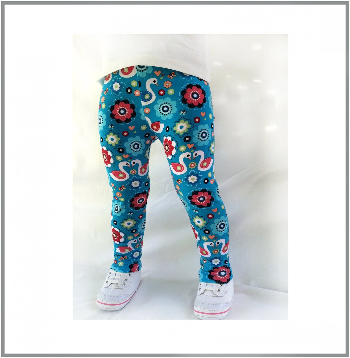 Children's Leggings Pdf Sewing Pattern and Tutorial Sizes Etsy