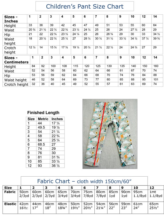 Children's Leggings Pdf Sewing Pattern and Tutorial Sizes 1-12 Yrs Girl &  Boy Leggings Sewing Pattern, Kids Leggings Sewing Pattern -  Canada