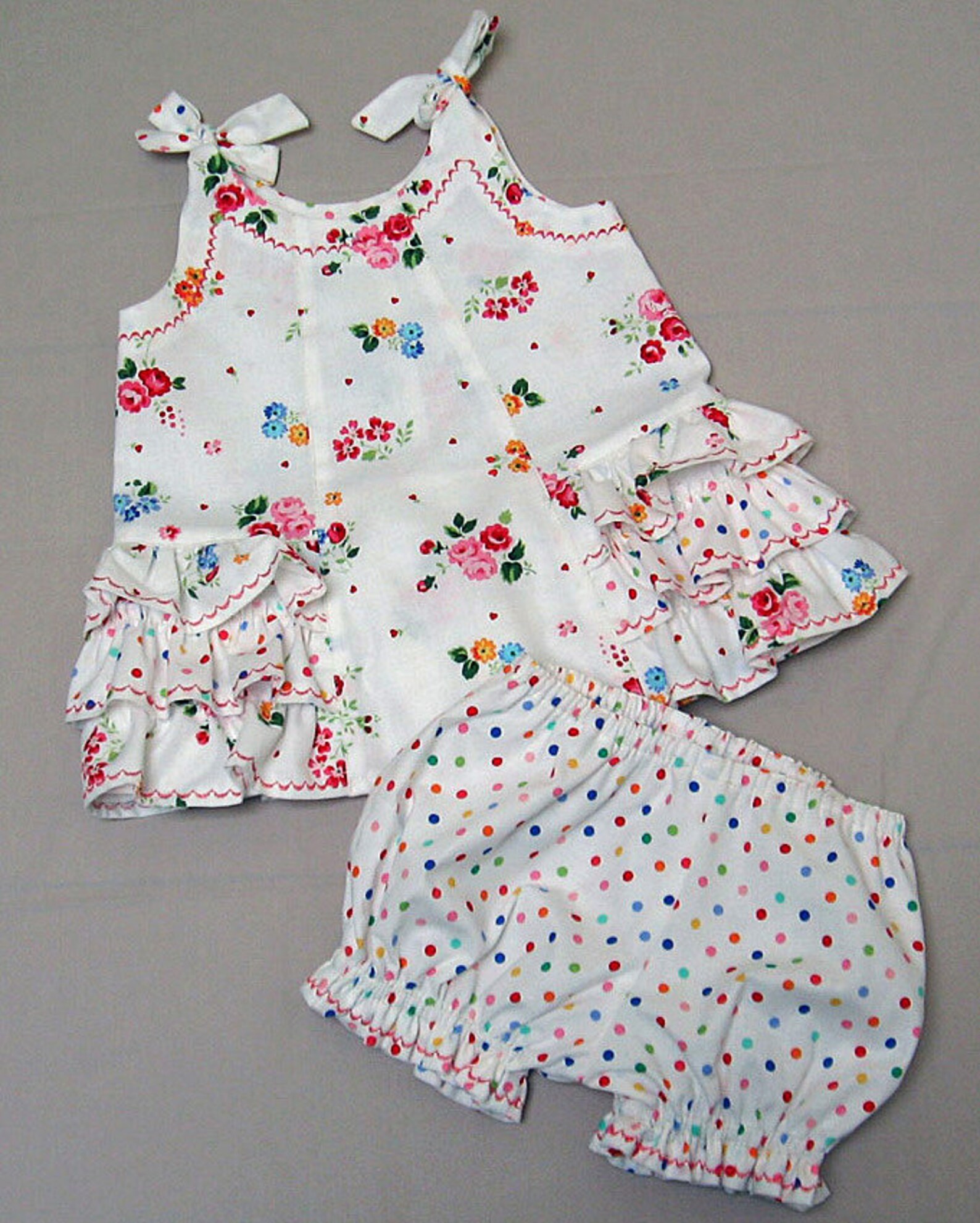 Baby Girls Dress and Diaper Cover Sewing Pattern SUNNY DRESS Etsy
