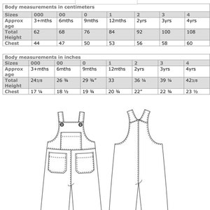 Boy Romper/overalls Pdf Sewing Pattern Ollie Overalls Sizes - Etsy