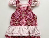 Baby sunsuit/romper pdf sewing pattern TINKERBELLE Romper  2 versions, baby's sunsuit pattern to fit 3 mths to 3 yrs, ENGLISH ONLY!!