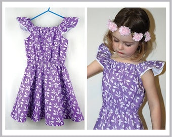 Romper, dress, playsuit, shorts sewing pattern, multiple style options.  Peachy Dress & Playsuit pdf pattern. ENGLISH  INSTRUCTIONS!