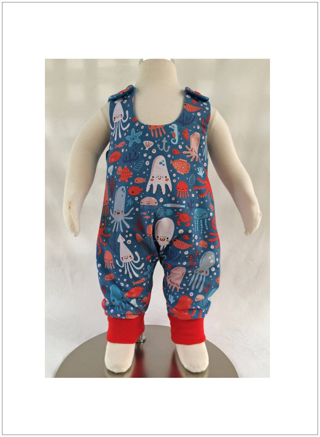 Baby Romper Pdf Sewing Pattern Kindy Knit Romper Baby's Reversible Knit ...