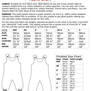 Baby Romper Pdf Sewing Pattern Kindy Knit Romper Baby's Reversible Knit ...