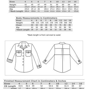 Shirt Sewing Pattern for Boys & Girls WILLOW SHIRT Pdf Sewing Pattern ...