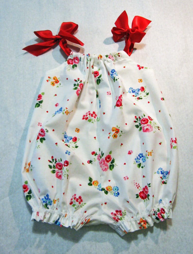 Baby romper pdf sewing pattern easy baby girls romper pattern Etsy