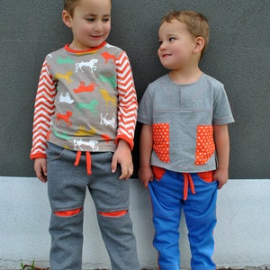 Boys fleece pants sewing pattern Roscoe Pants kids pdf sewing pattern, sizes 2 to 12 years. Children&#39;s pdf sewing pattern. ENGLISH ONLY!!