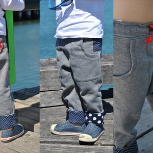 Boy&#39;s pants sewing pattern RASCAL PANTS slouchy pants for boys and tomboys pdf pants pattern kids sewing pattern 1 - 8 years. ENGLISH Only!