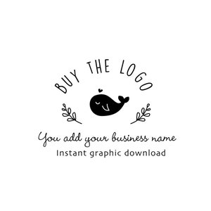 Whale logo, beach cafe  logo, ocean logo, fish logo, vacation stay logo, beach stay logo, seaside logo, restaurant logo, beach logo.