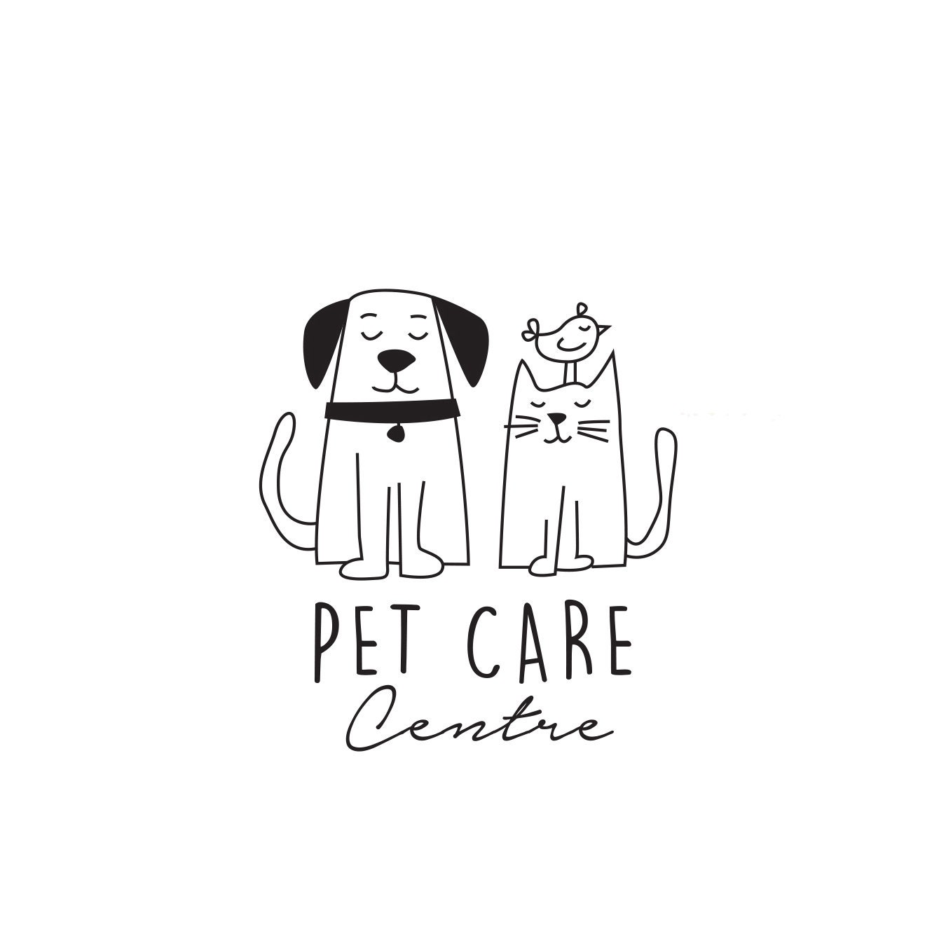 Pet Care Logo Vet Logo Dog Logo Cat Logo Animal Products - Etsy