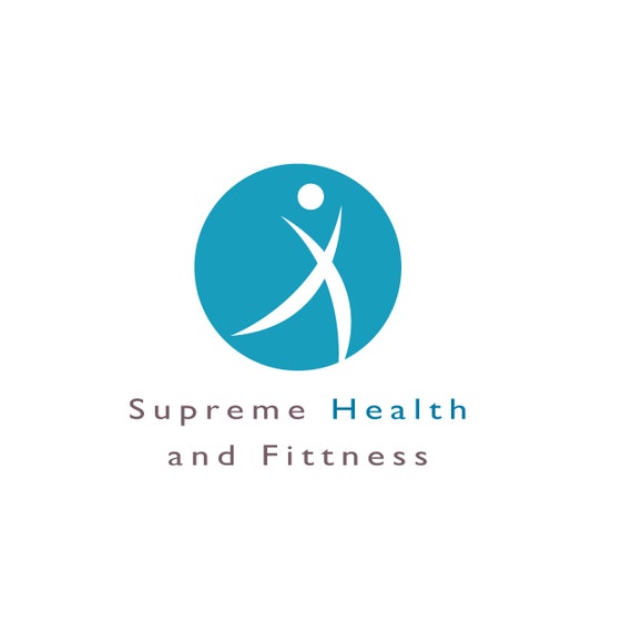 Fitness Logo Custom Made Logo For A Health And Fitness Etsy