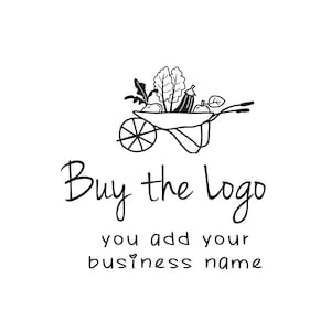 Vegetable garden logo, vegetables in wheelbarrow logo, organic vegetables logo, fruit and vegetables logo, farmers market logo, healthy food