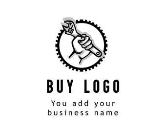 Handyman logo,  plumber logo, mechanic logo, repair man,  buy a logo, pre made logo, trade logo, workman logo.