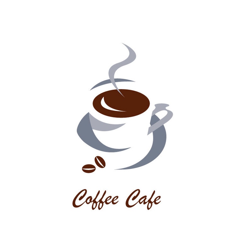 Coffee logo cafe logo coffee roaster logo custom business | Etsy
