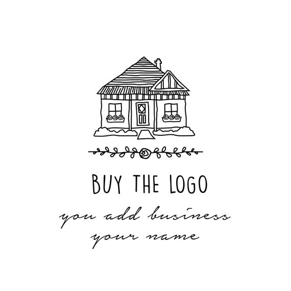 House Logo, Cottage Logo, Rose Cottage Logo, Australian House, Home Decor  Logo, Cafe Logo, Cute House Logo, Gardening Logo, Buy a Logo. - Etsy