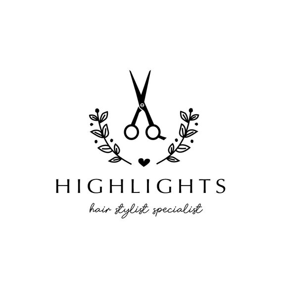 Friseur Logo Haar Stylist Logo Vorgefertigte Log Fur Etsy