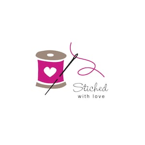 Sewing logo customised to your own business name.