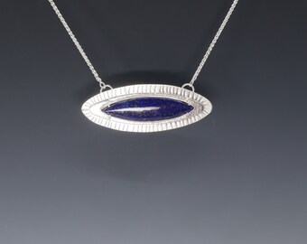 Lapis Lazuli Horizontal Necklace