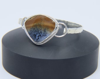 Picture Jasper Bangle Bracelet