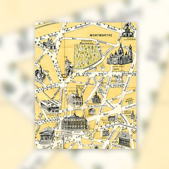 Budapest Old Map digital image ready to print or for Scrapbooking Altered Art Vintage Style PS14
