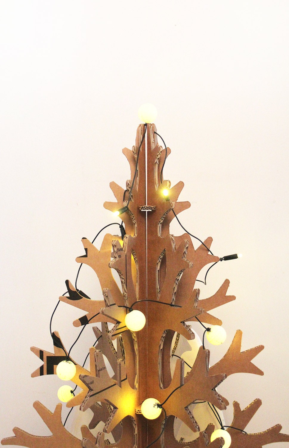 90 cm / 2'95'' lasercut cardboard cutout christmas tree